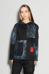 Willow 70s A-line Raglan Jacket in Patchwork Denim - ReJean Denim - zero waste - circular fashion brand 